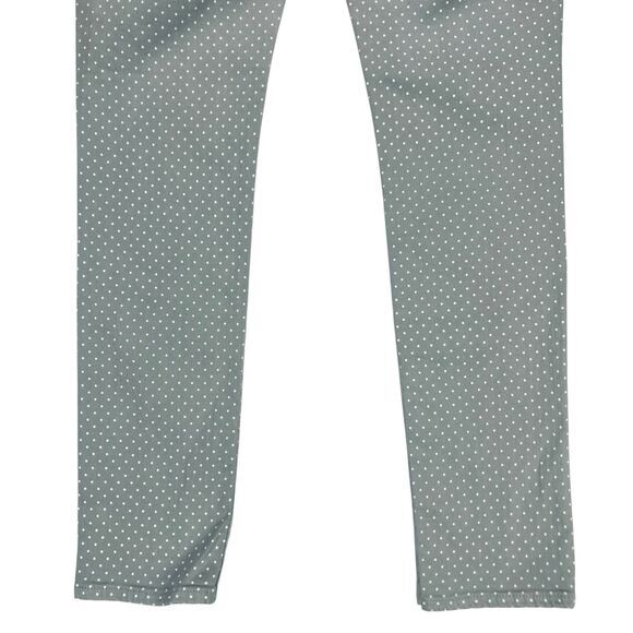 Adriano Goldschmied Jeans Women 26 Gray Polka Dot Stevie Slim Ankle Straight Leg - Picture 7 of 15